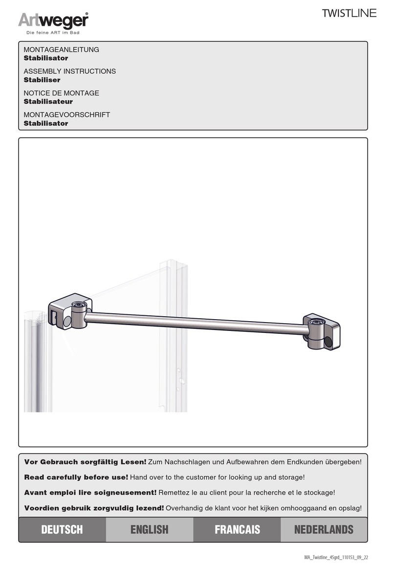 Artweger TWISTLINE Assembly instructions