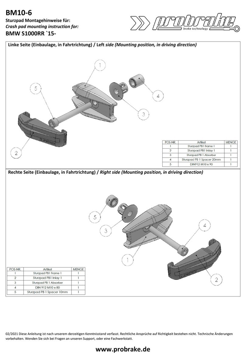 probrake BM10-6 Mounting instruction