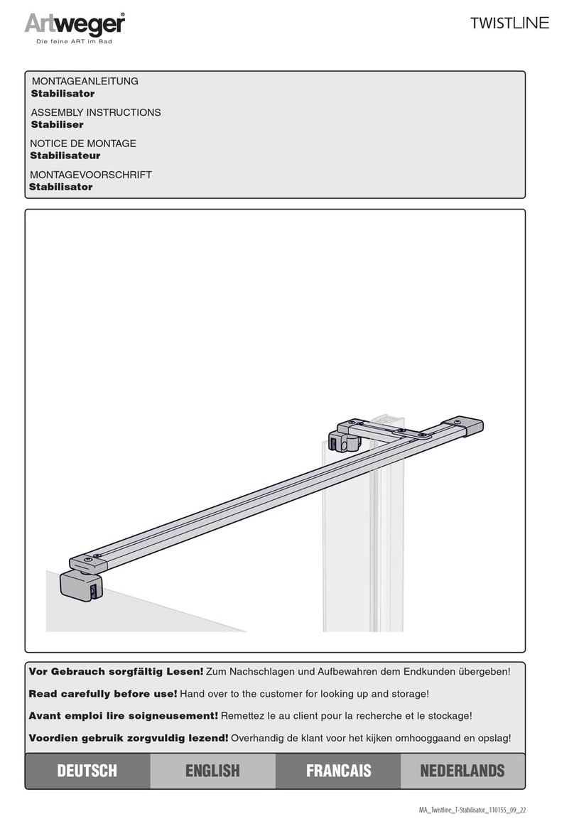 Artweger TWISTLINE Assembly instructions
