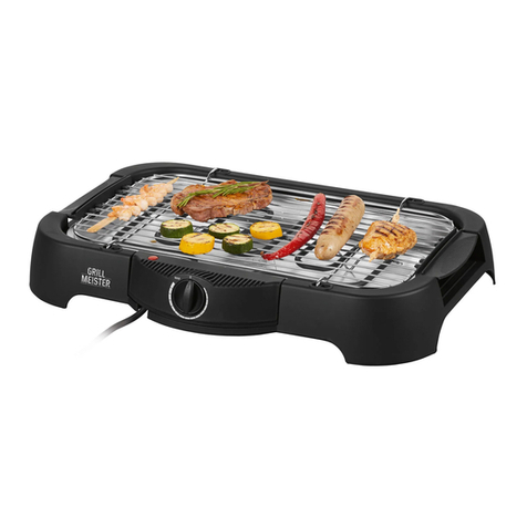 GRILL MEISTER GTGE 2000 A1 operating instructions