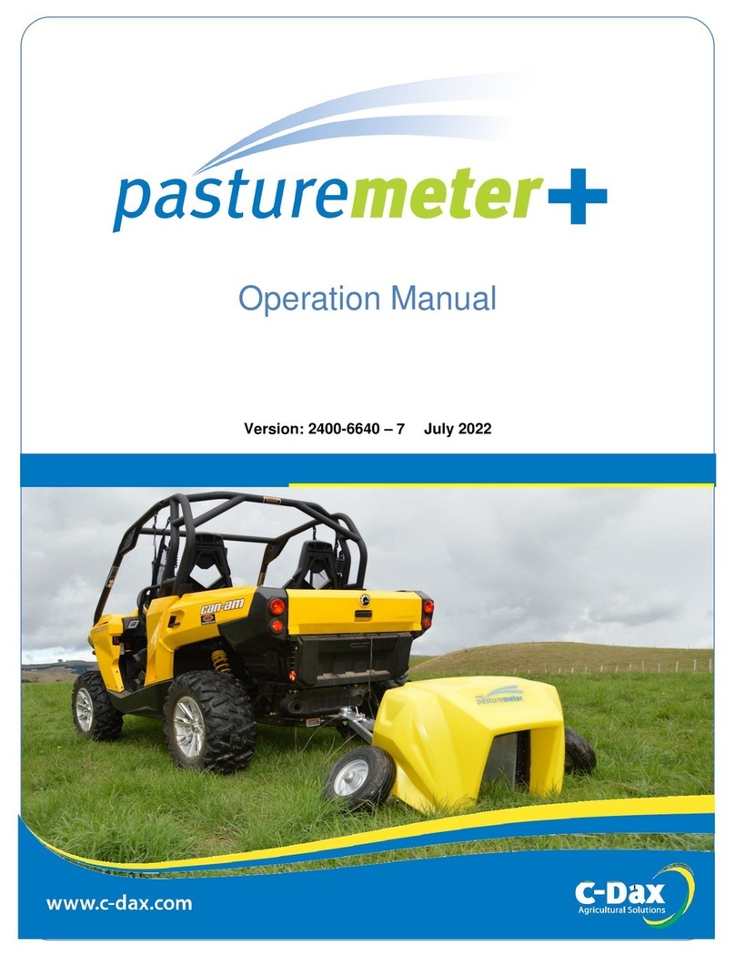 C-Dax pasture meter+ Operation manual