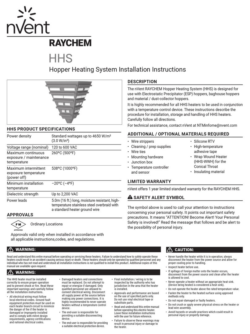 nVent RAYCHEM HHS installation instructions
