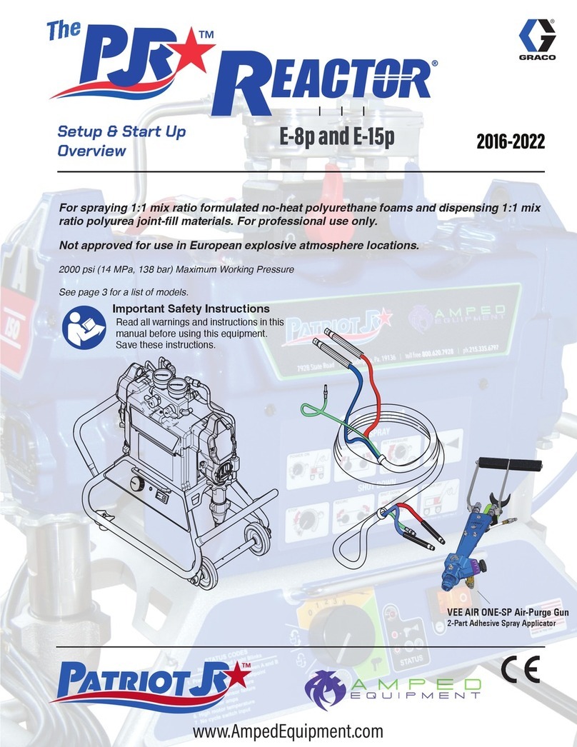 Graco PJR REACTOR E-8p Installation guide Graco PJR REACTOR E-8p Installation guide