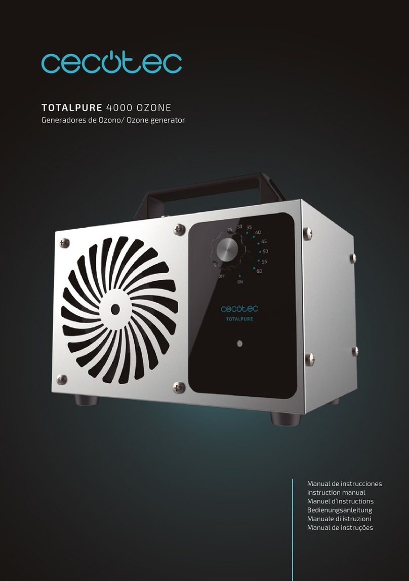 cecotec TOTALPURE 4000 OZONE instruction manual