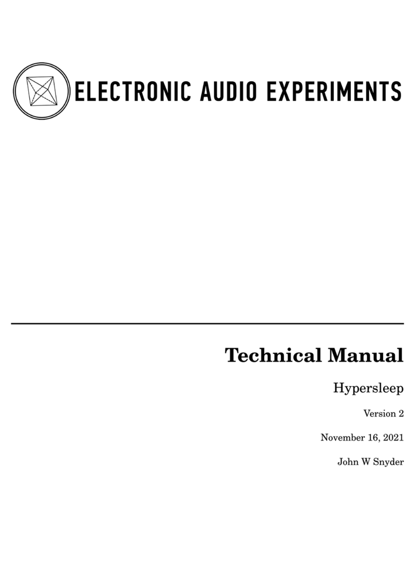 Electronic Audio Experiments Hypersleep User manual