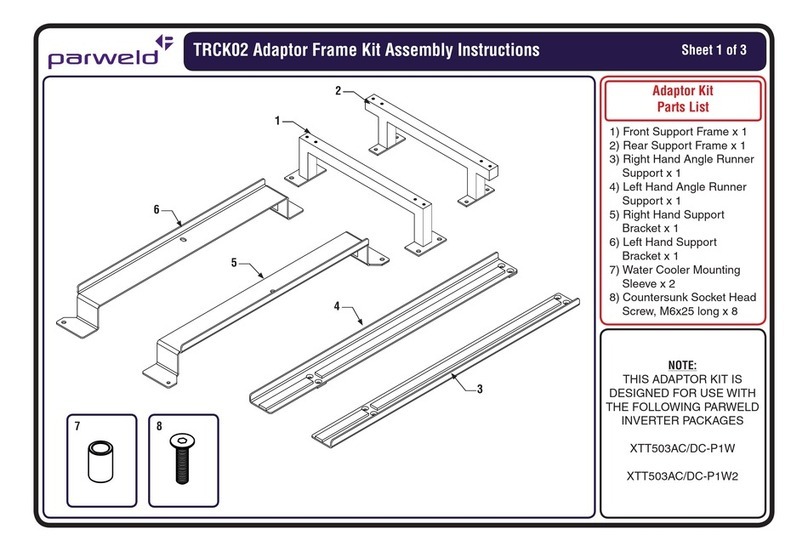 Parweld TRCK02 User manual