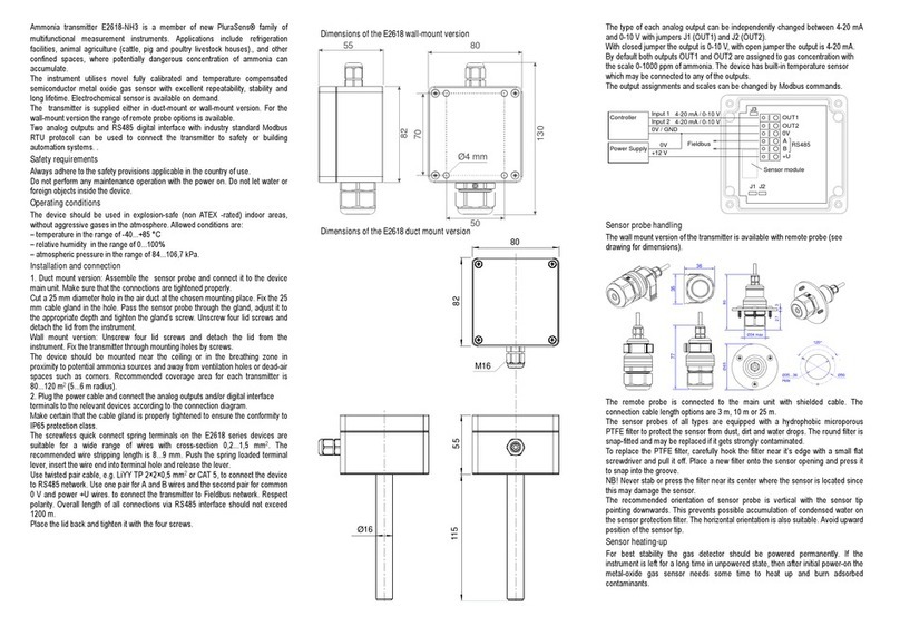 Evikon E2618-NH3 User manual