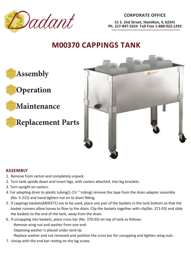 Dadant M00370 manual