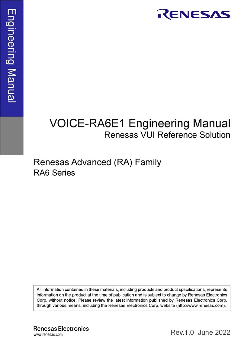 Renesas RA6 Series Installation and operation manual