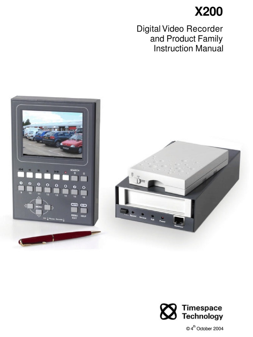 Timespace X200 instruction manual