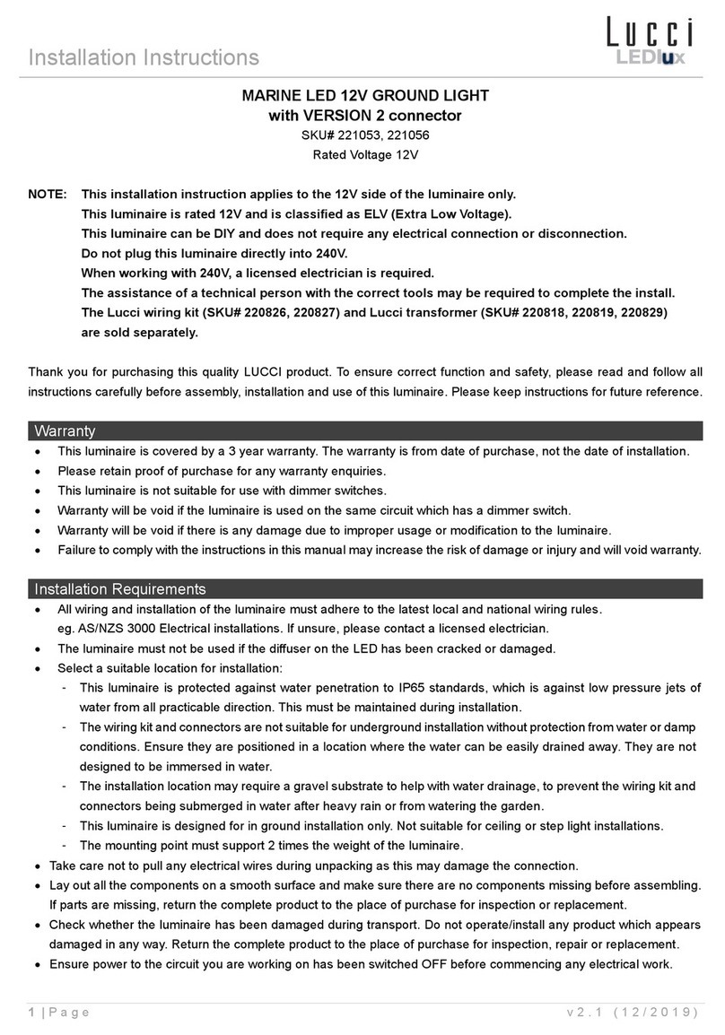 Lucci LEDlux 221053 installation instructions