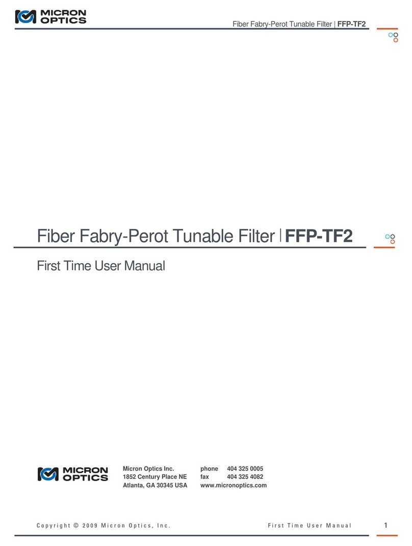 Micron Optics FFP-TF2 user manual