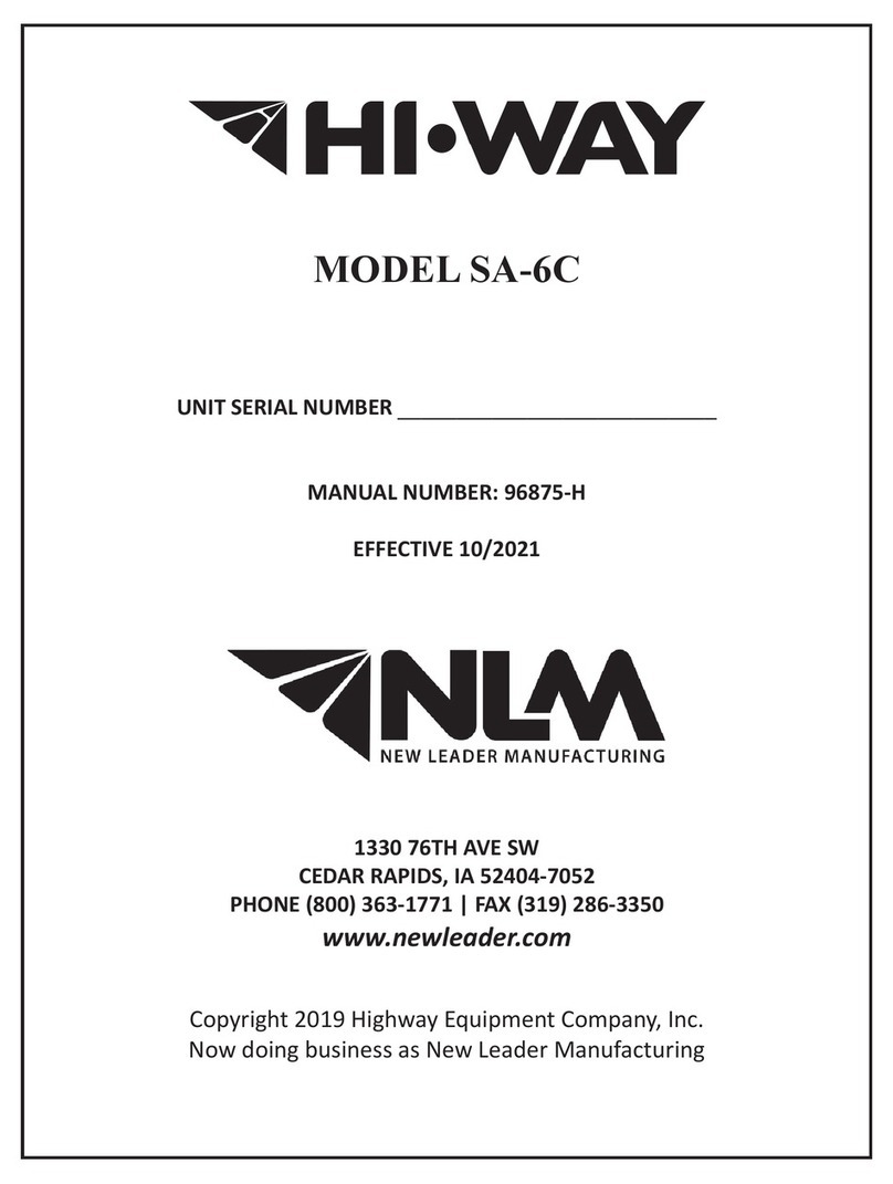 New Leader Hi-Way SA-6C User manual