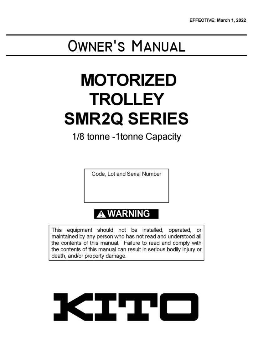 KITO SMR2Q Series owner's manual