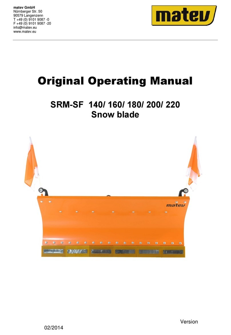 matev SRM-SF 140 Installation instructions