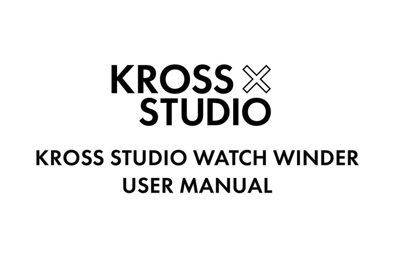KROSS STUDIO WATCH WINDER user manual
