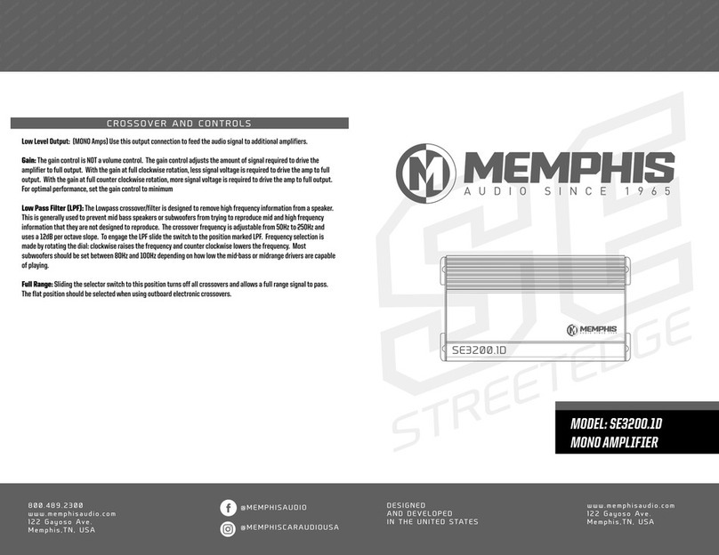 Memphis SE3200.1D User manual