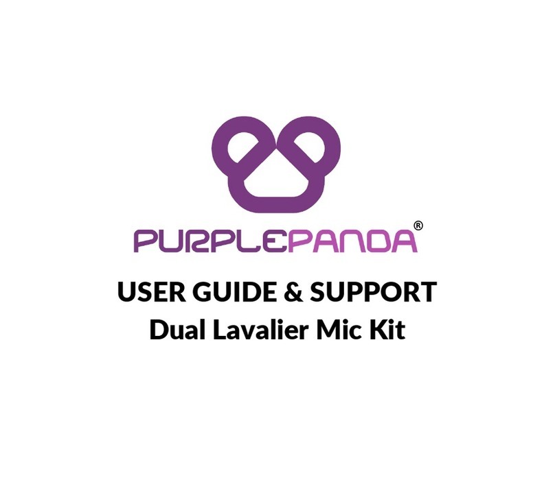 PURPLE PANDA Lavalier Mic Kit user guide