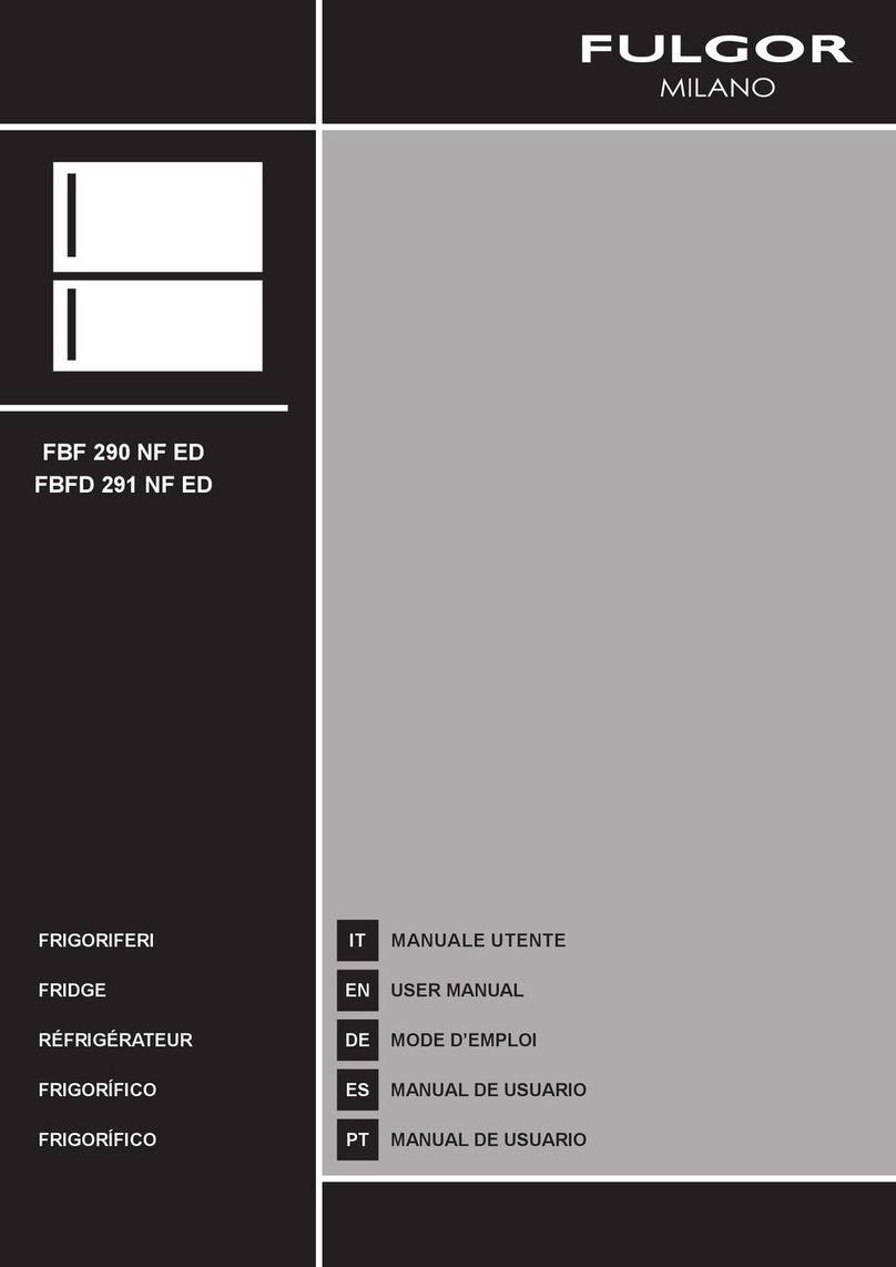 Fulgor Milano FBF 290 NF ED user manual