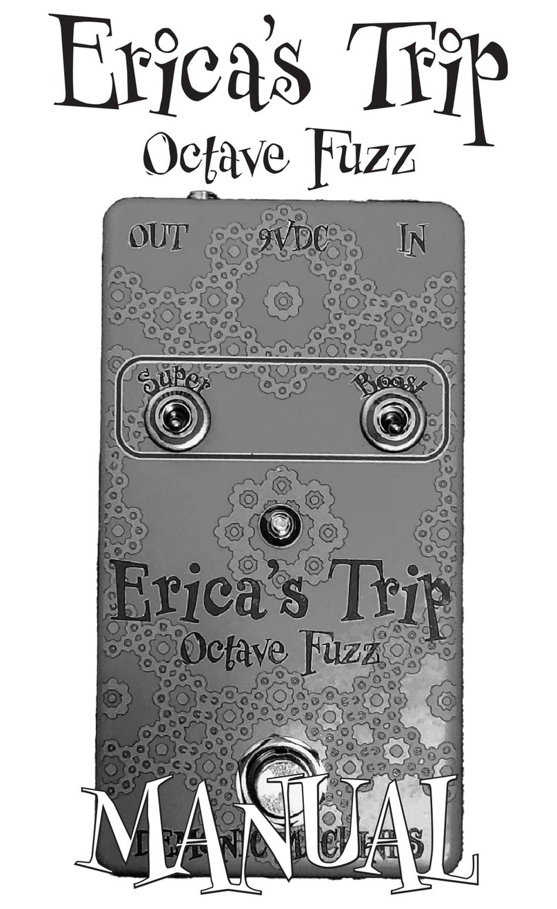 Demonic Machines Erica's Trip Octave Fuzz manual