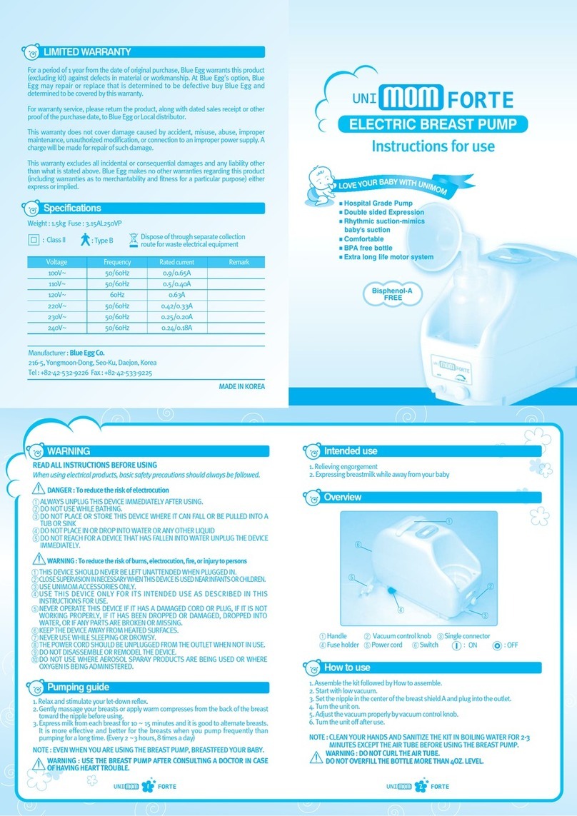 unimom FORTE Instructions for use
