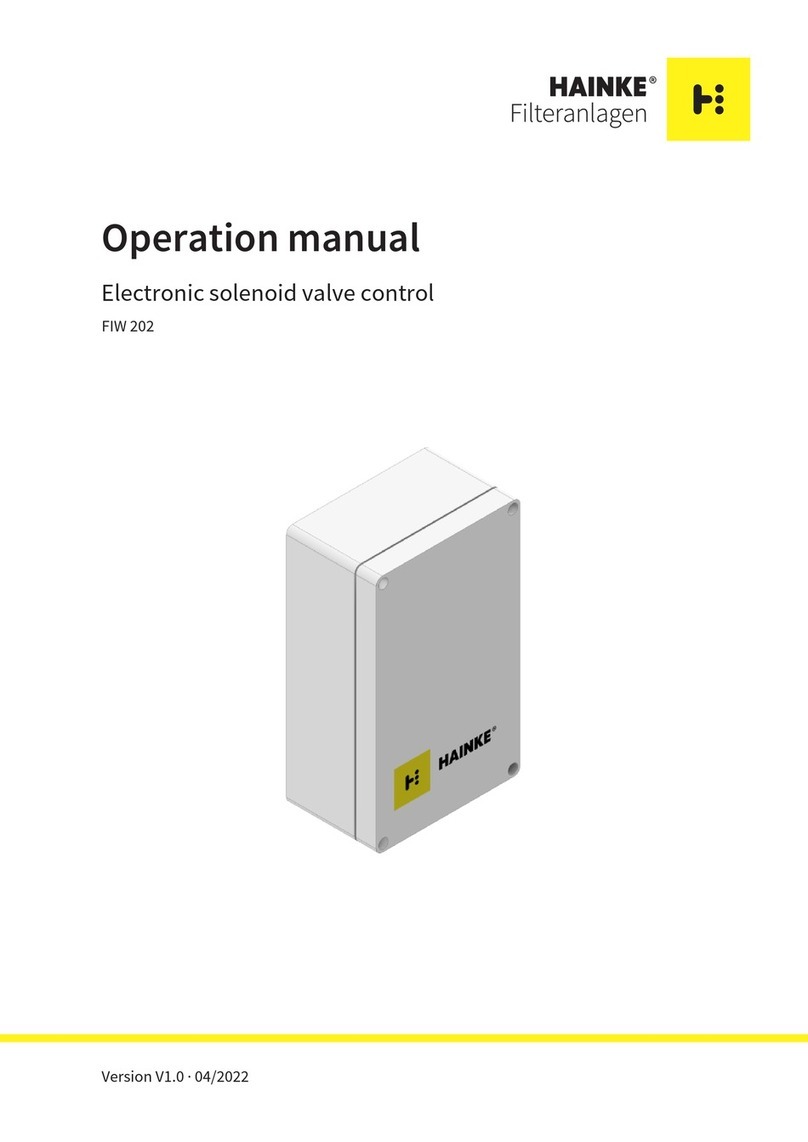 HAINKE FIW 202 Operation manual