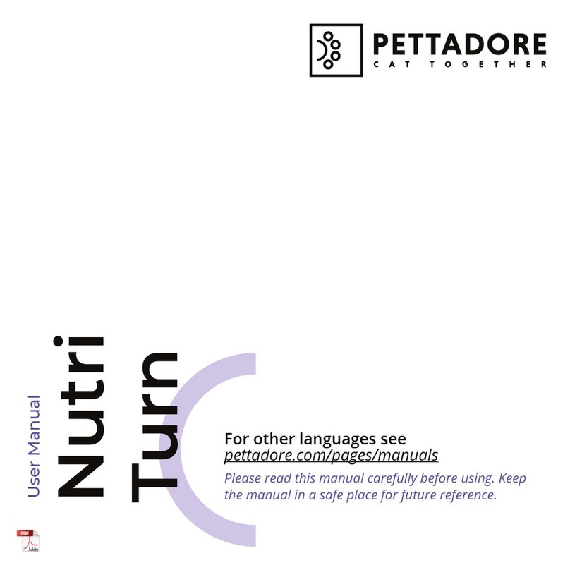 PETTADORE Nutri Turn PF006 user manual