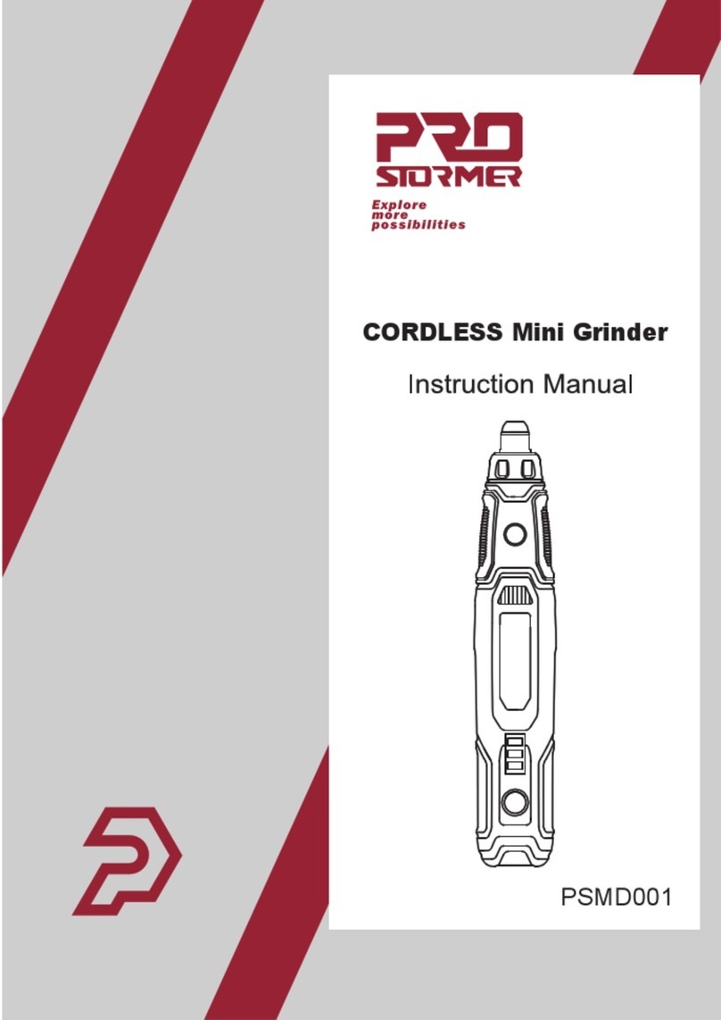 PRO STORMER PSMD001 instruction manual