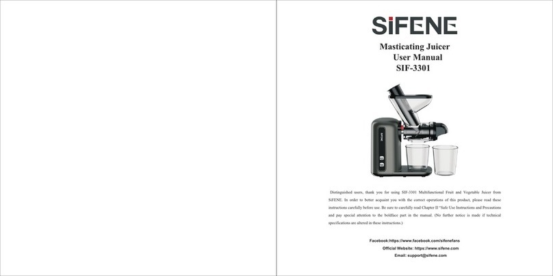 SIFENE SIF-3301 user manual