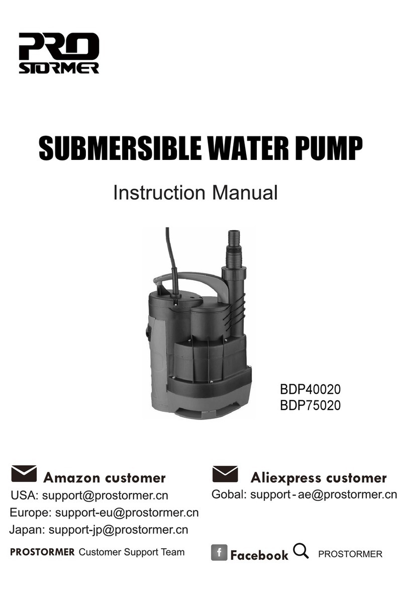 PRO STORMER BDP40020 User manual