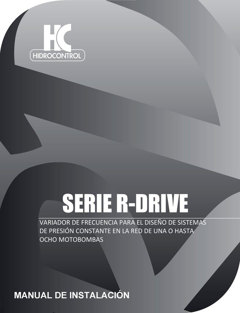 HIDROCONTROL R-DRIVE Series User manual