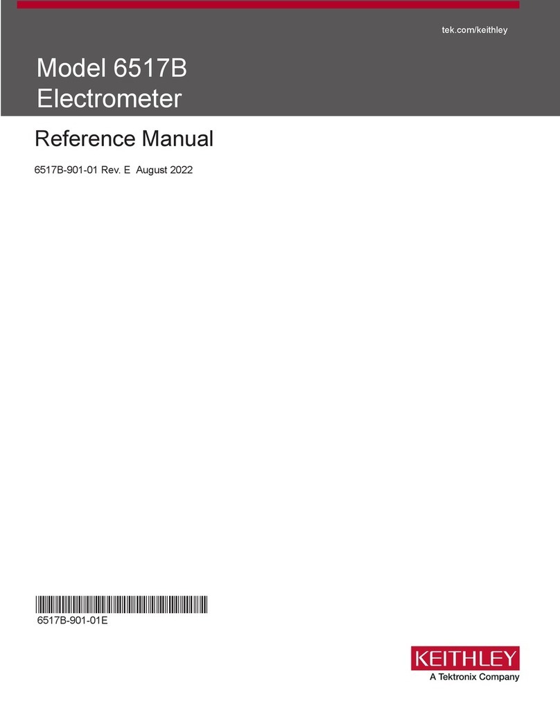 Tektronix Keithley 6517B User manual