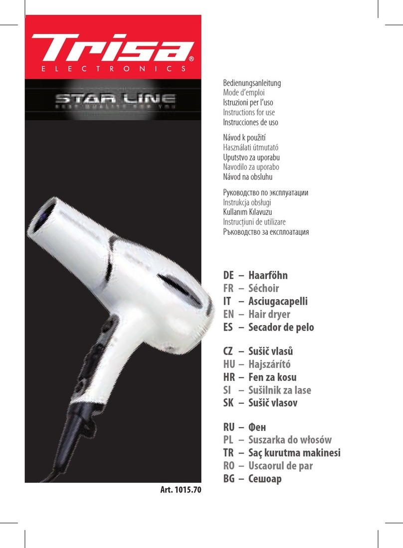Trisa electronics Star Line 1015.70 Instructions for use