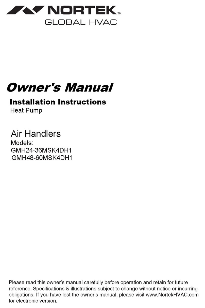 Nortek GMH24-36MSK4DH1 User manual