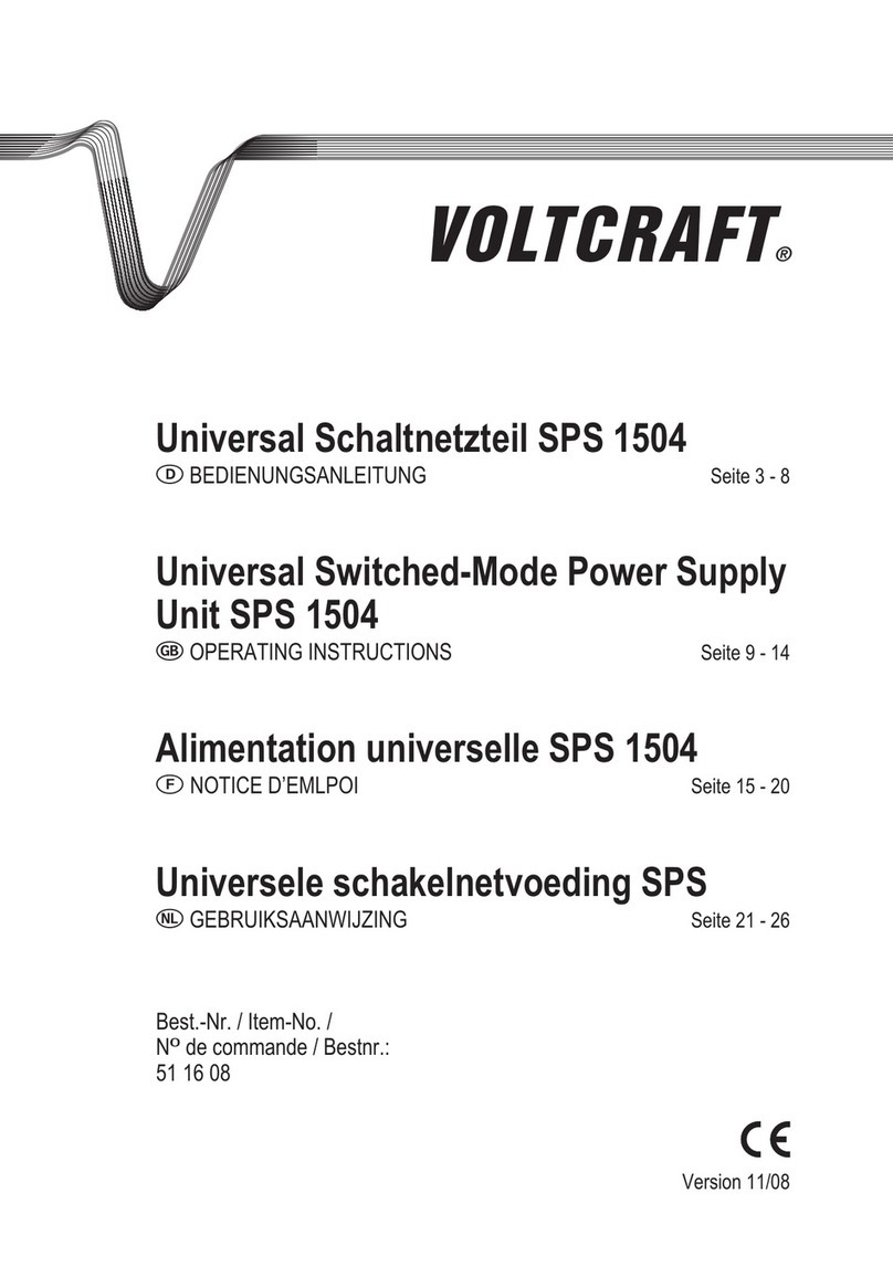 VOLTCRAFT SPS 1504 User manual
