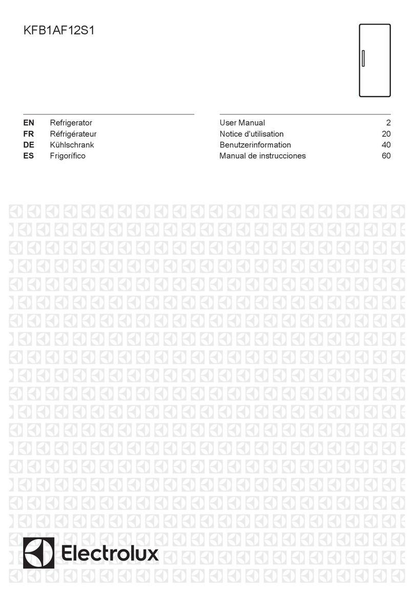 Electrolux KFB1AF12S1 User manual