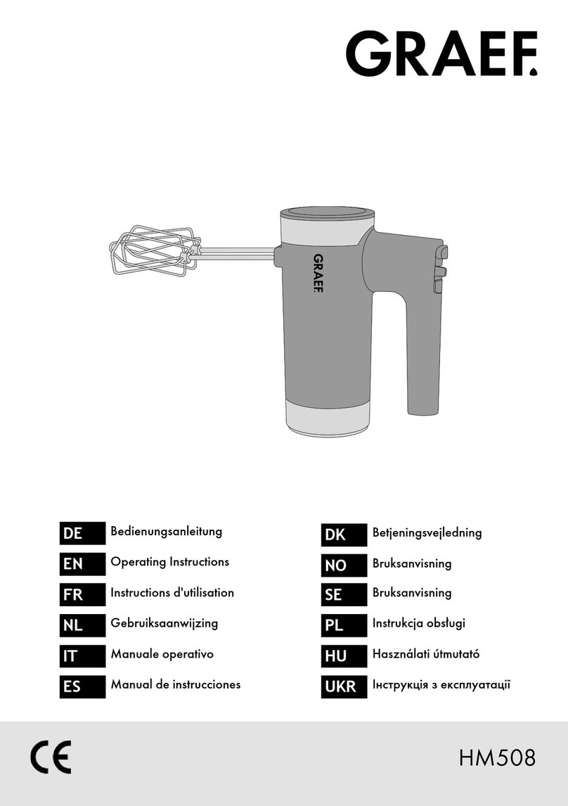 Graef HM508 operating instructions