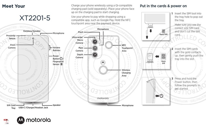 Motorola XT2201-5 User manual