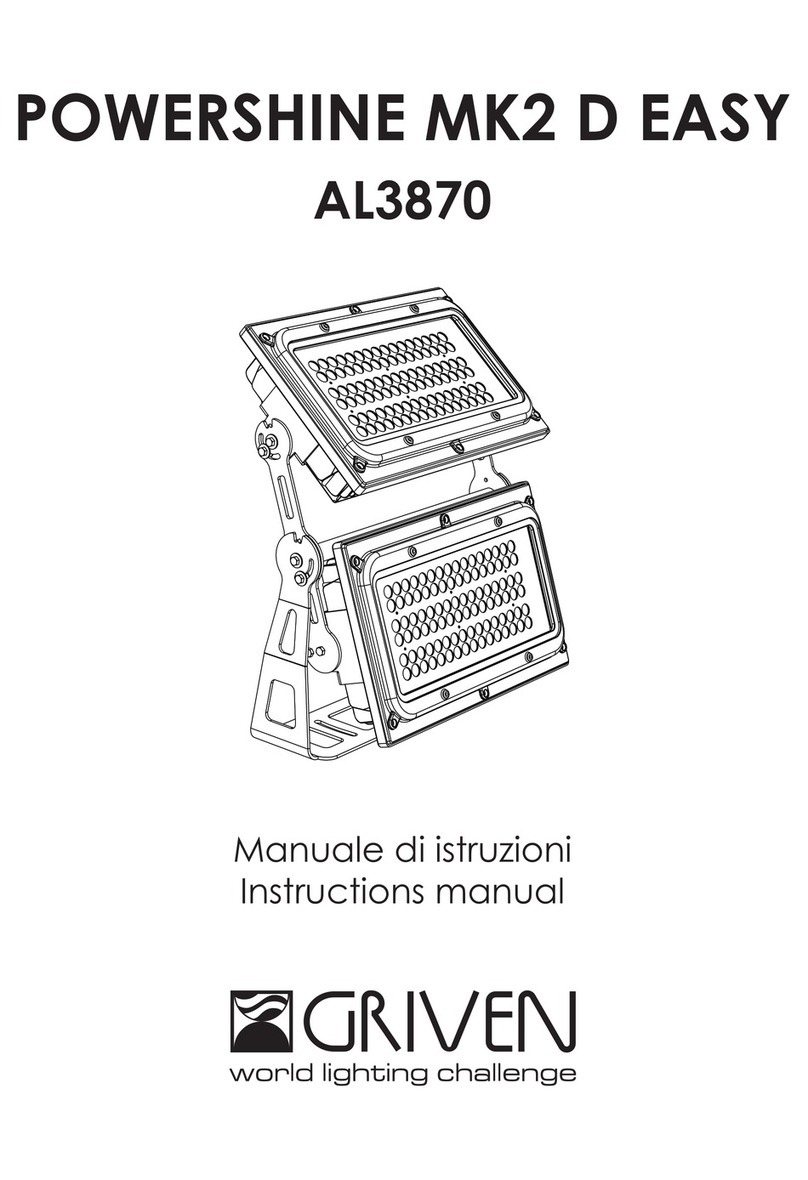 Griven POWERSHINE MK2 D EASY AL3870 User manual Griven POWERSHINE MK2 D EASY AL3870 User manual