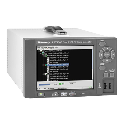 Tektronix RTX130B User manual