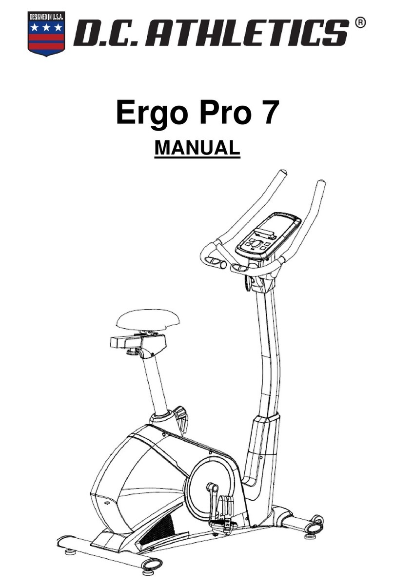 D.C. Athletics Ergo Pro 7 manual