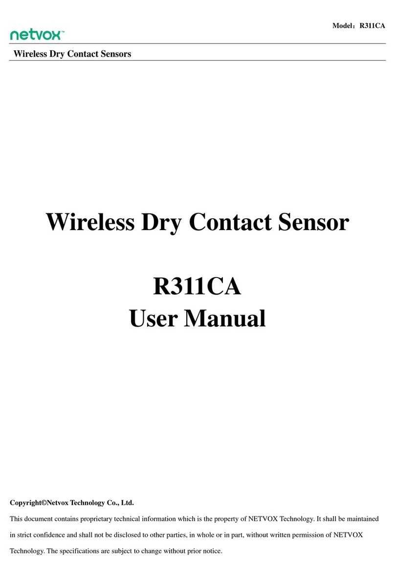 netvox R311CA User manual netvox R311CA User manual