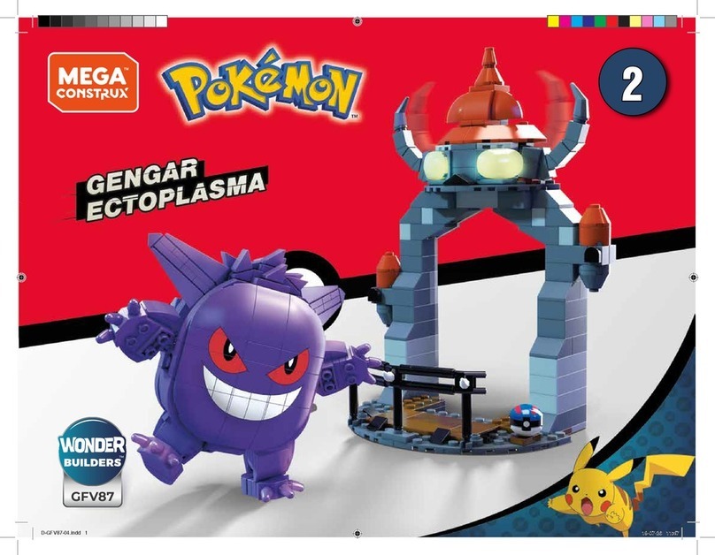 Mega Construx POKEMON WONDER BUILDERS CFV87 User manual