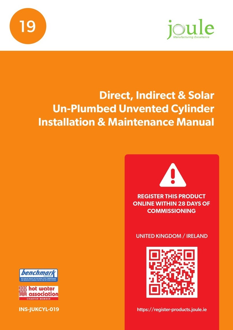 joule TRSMVD-0090LFC Installation & maintenance manual