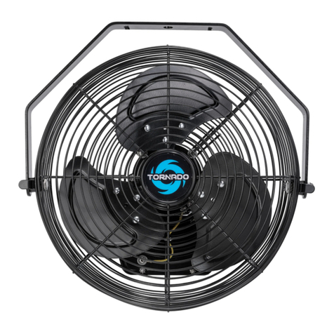 Tornado HI-FAN-12HVWM- WR-1P User manual