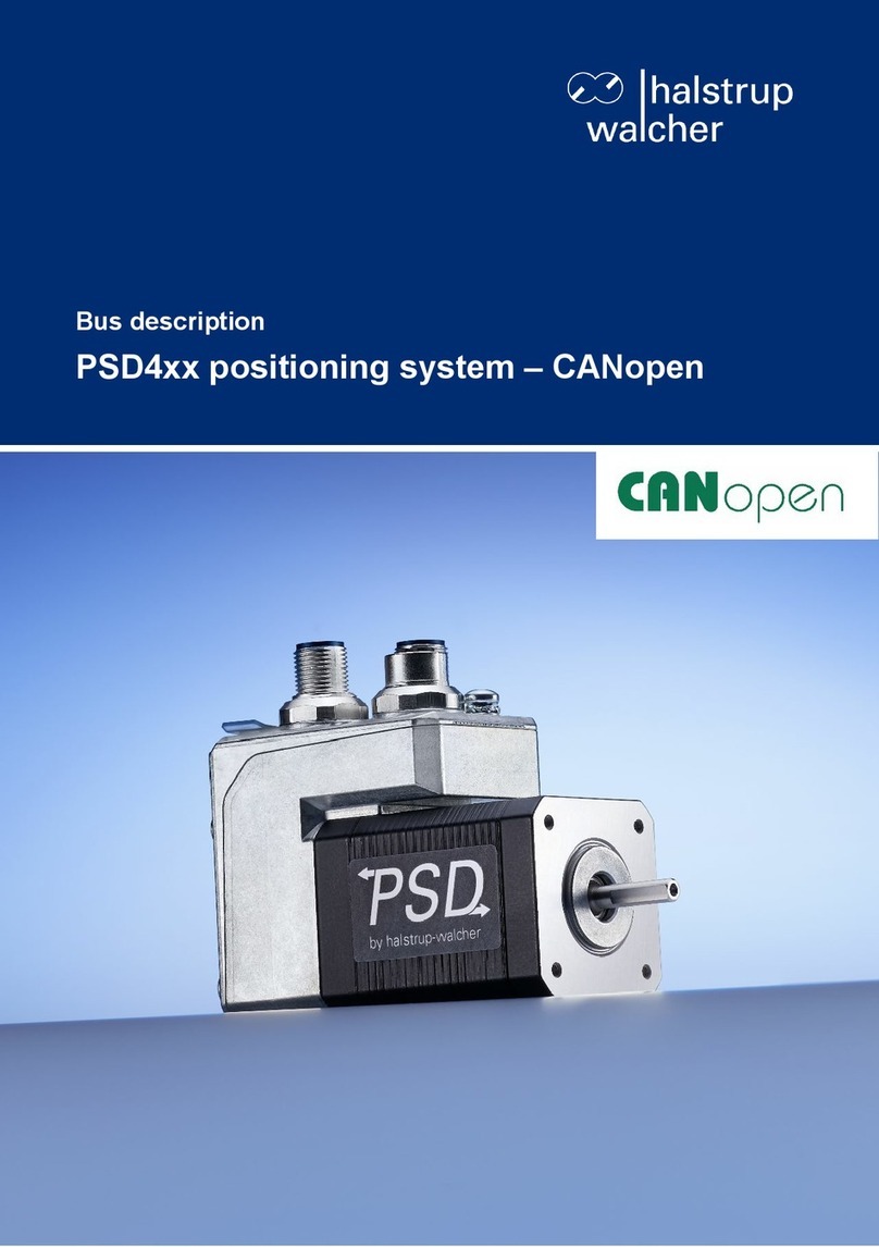 halstrup-walcher PSD4 Series instruction manual