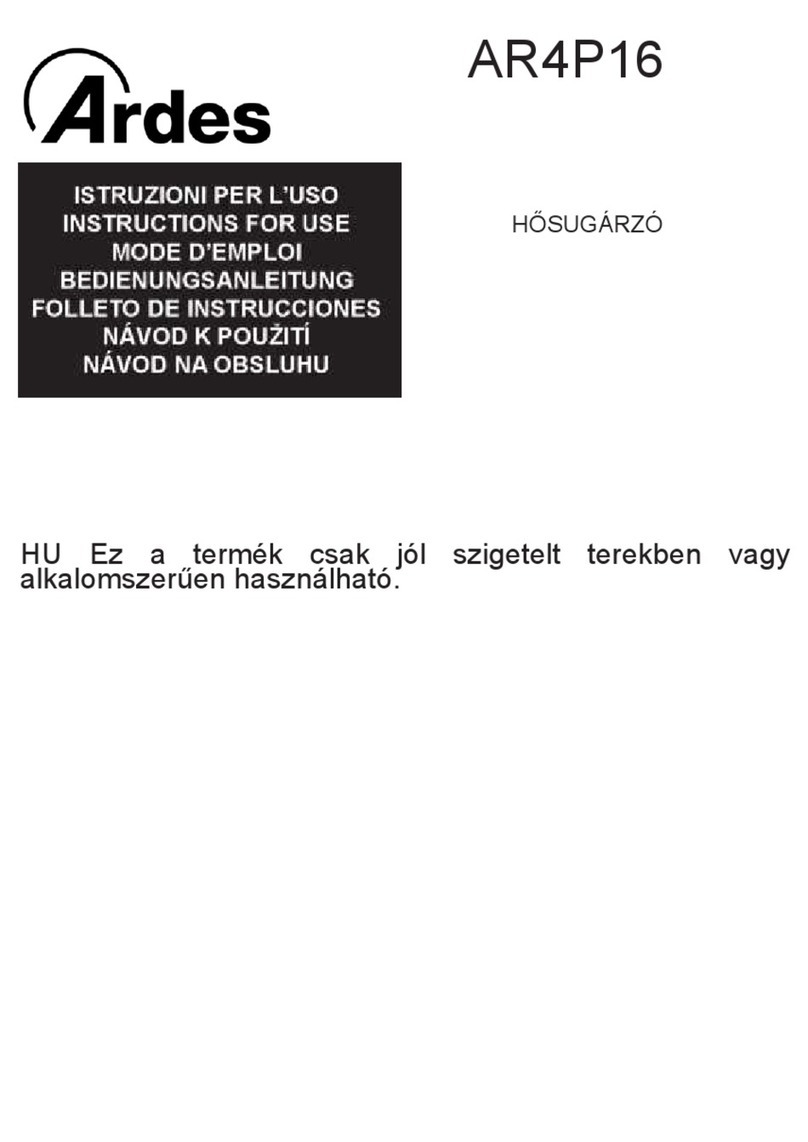 ARDES AR4P16 User manual