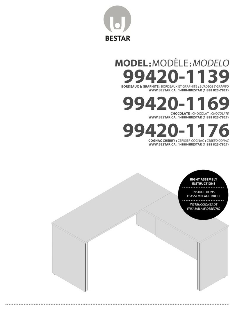 Bestar 99420-1139 Assembly instructions