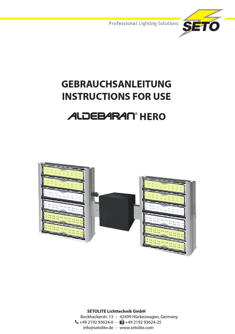 Seto ALDEBARAN HERO User manual
