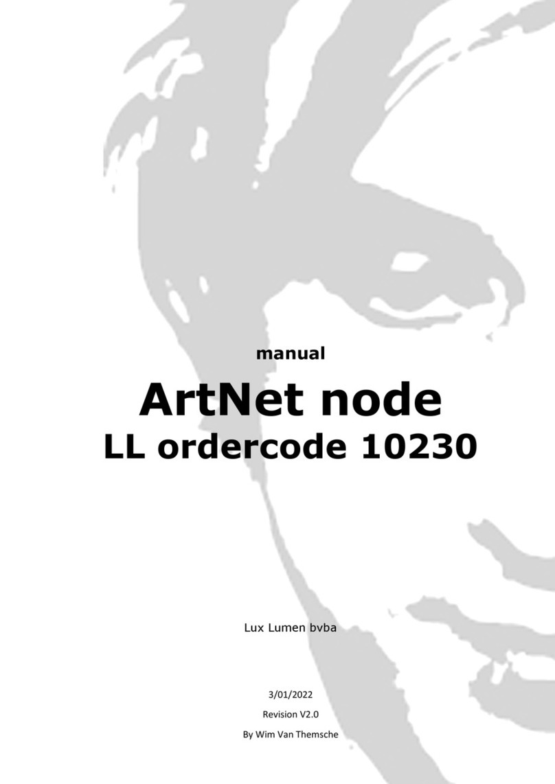 LUX LUMEN ArtNet node manual